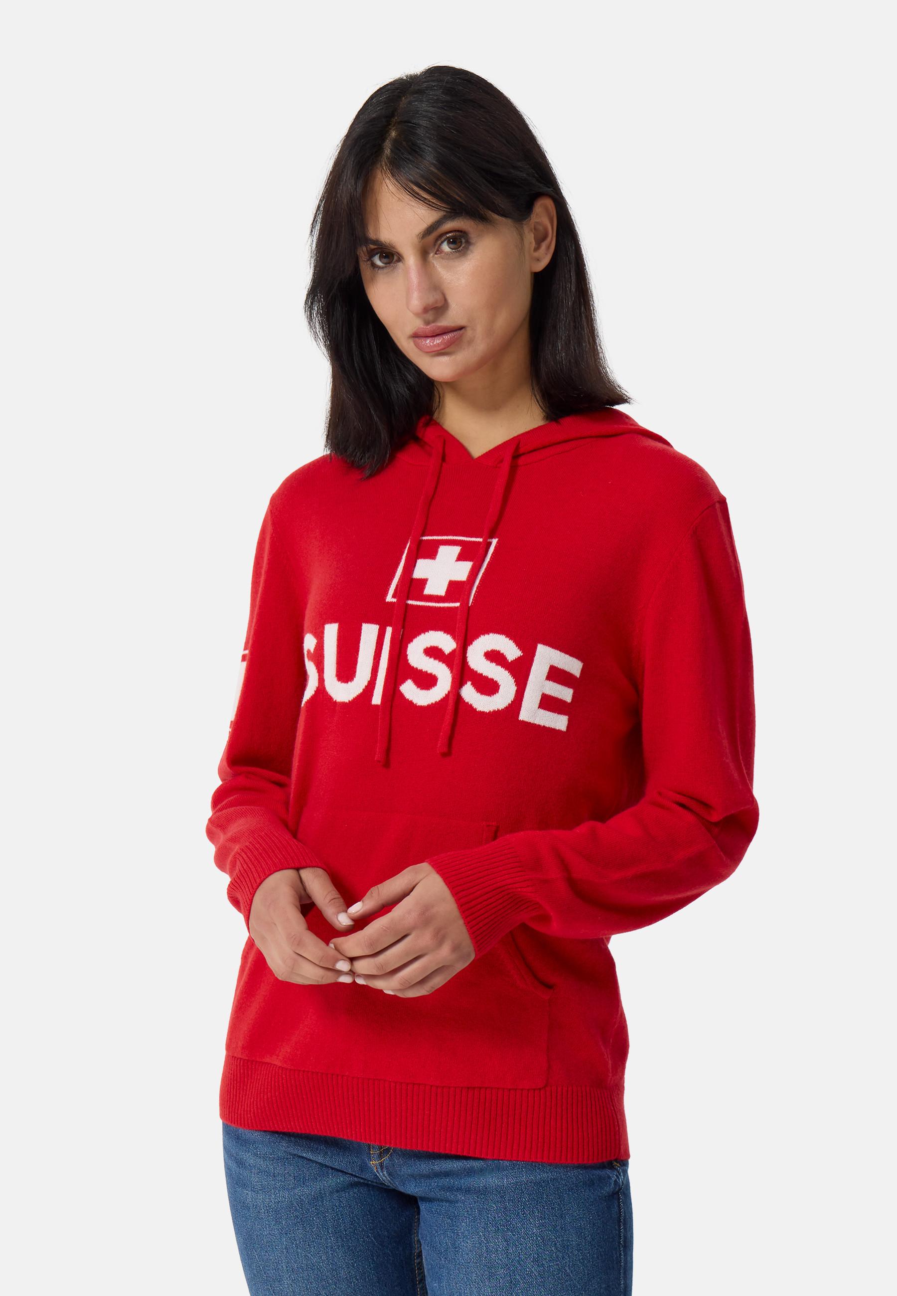 CASH-MERE.CH Unisex Wolle Kaschmir Hoodie Switzerland  