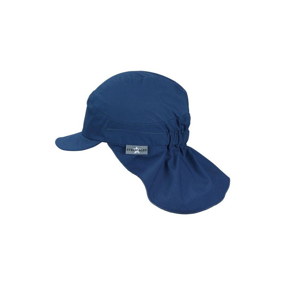 Sterntaler  Jungen Schirmmütze mit Nackenschutz blau UV 50+ 