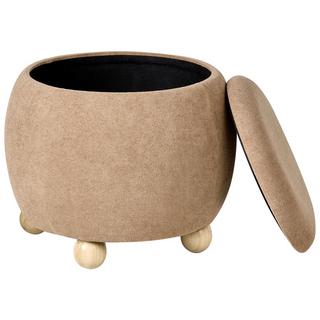 Beliani Pouf contenitore en Bouclé Classico ANNABELLA  