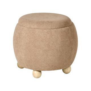 Beliani Pouf contenitore en Bouclé Classico ANNABELLA  