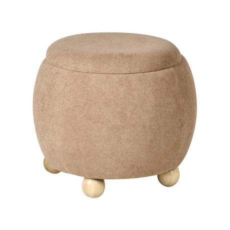 Beliani Pouf contenitore en Bouclé Classico ANNABELLA  
