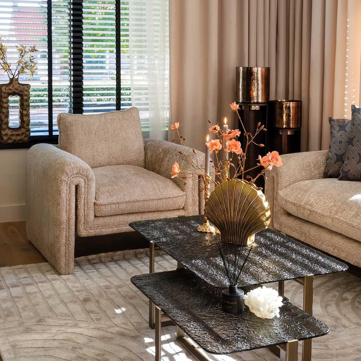 mutoni Table basse Sterling 110x65 (lot de 2)  