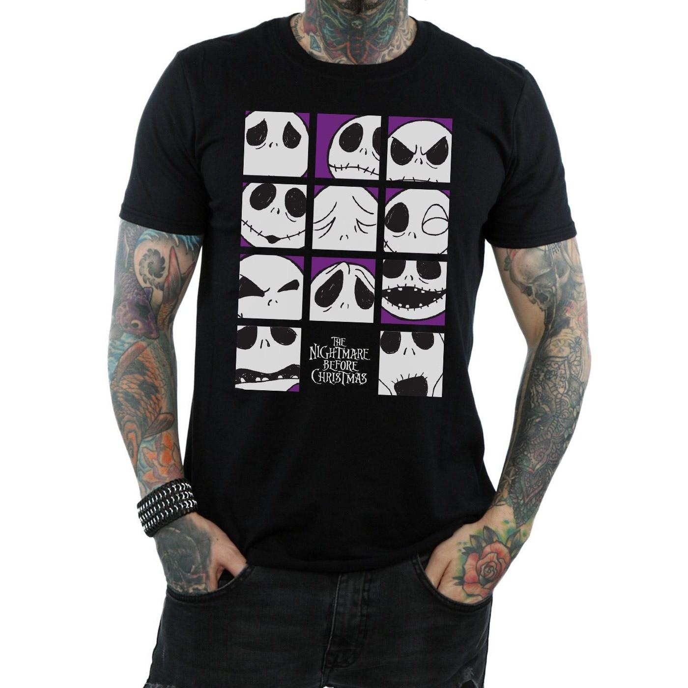 Disney  Tshirt NIGHTMARE BEFORE CHRISTMAS MANY FACES OF JACK 