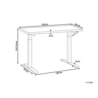 Beliani Scrivania Moderno DESTINES  