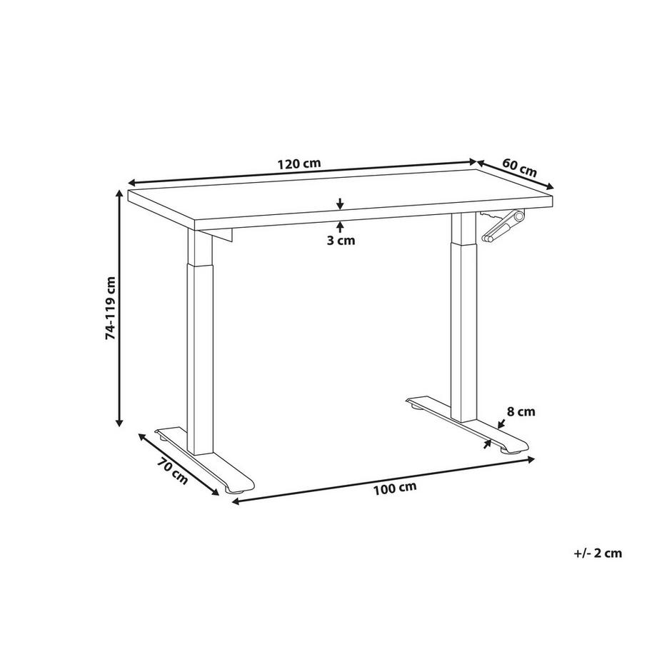 Beliani Scrivania Moderno DESTINES  
