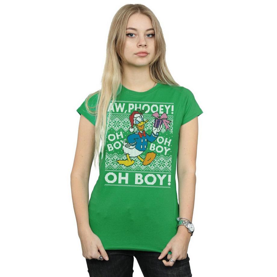 Disney Donald Duck Christmas Aw Phooey T-Shirt  