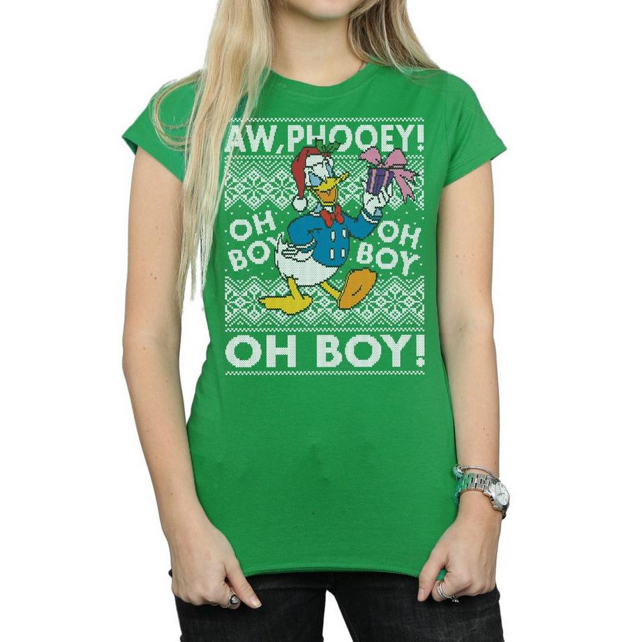 Disney Donald Duck Christmas Aw Phooey T-Shirt  