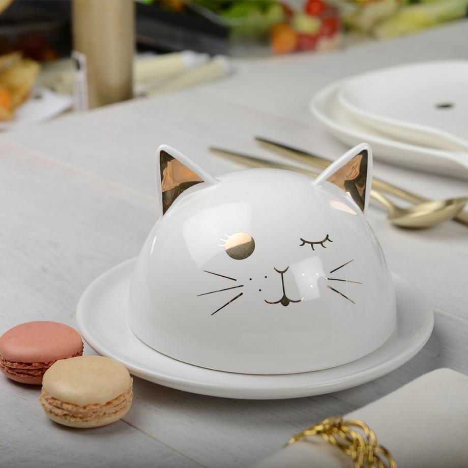 Aulica  MINI CLOCHE A GATEAU CHAT 