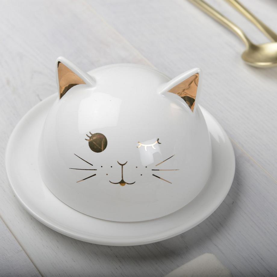 Aulica  MINI CLOCHE A GATEAU CHAT 