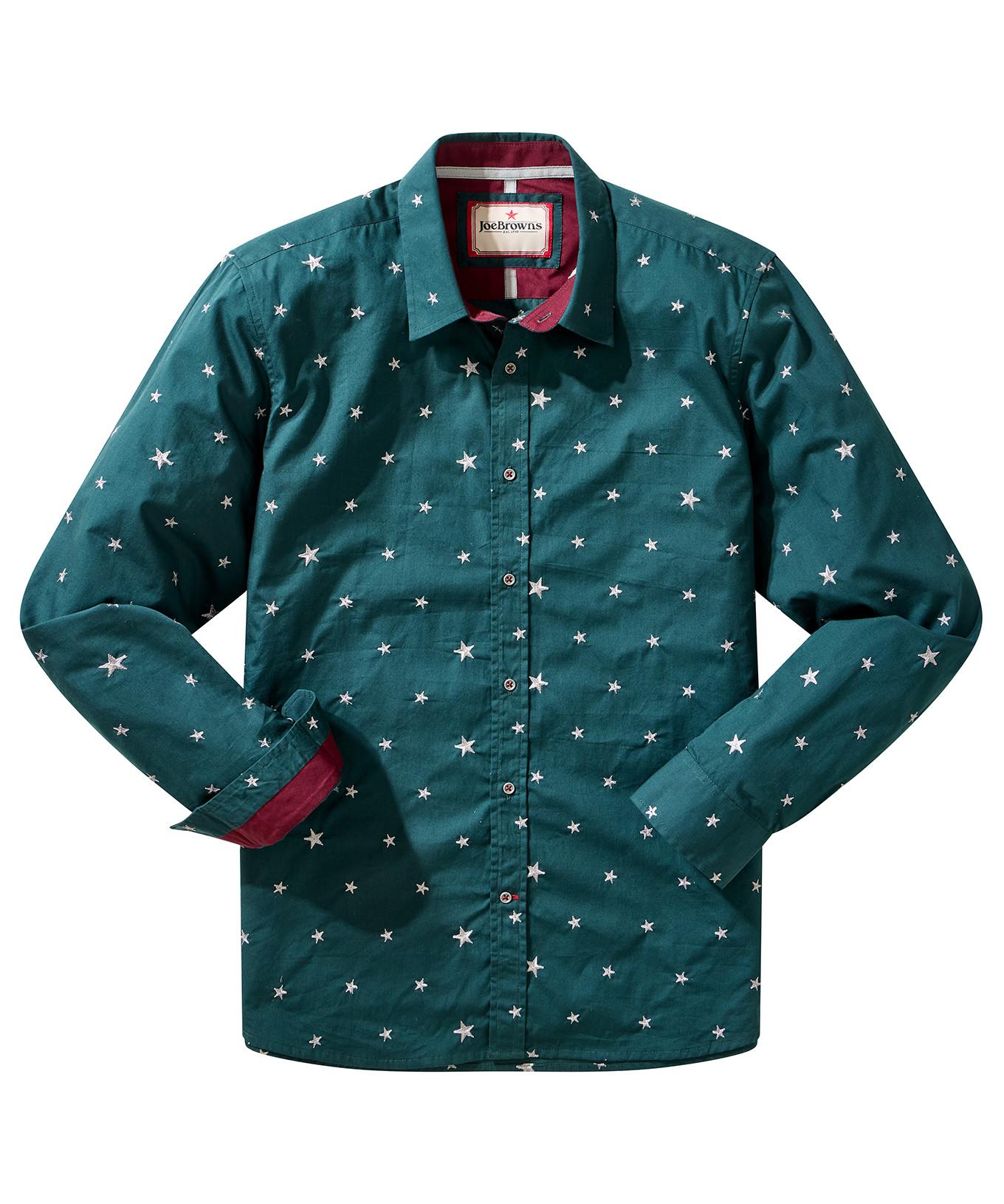 Joe Browns Hemd mit Sternenstickerei  