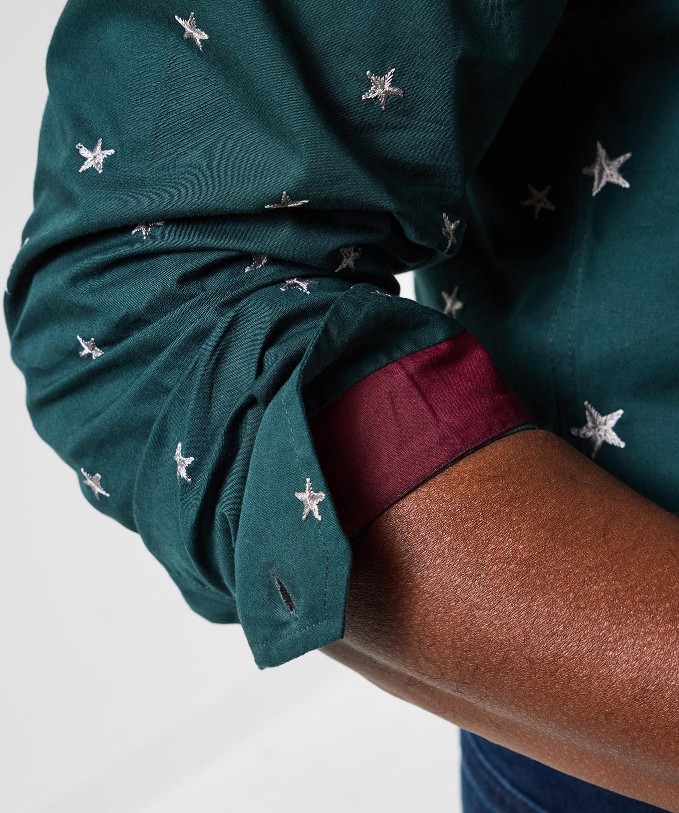 Joe Browns Hemd mit Sternenstickerei  