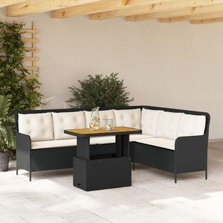 VidaXL set divano da giardino Polirattan  