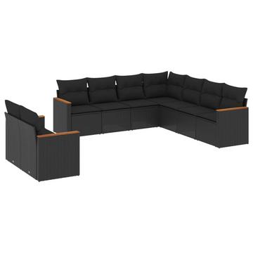 Garten sofagarnitur poly-rattan
