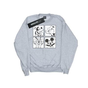 Mickey, Donald, Goofy And Pluto Boxed Sweatshirt