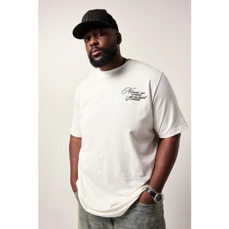 Sthuge Halbarm Stickereien T-Shirt  