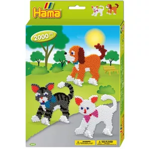HAMA Bügelperlen Set Midi  Hund/Katze