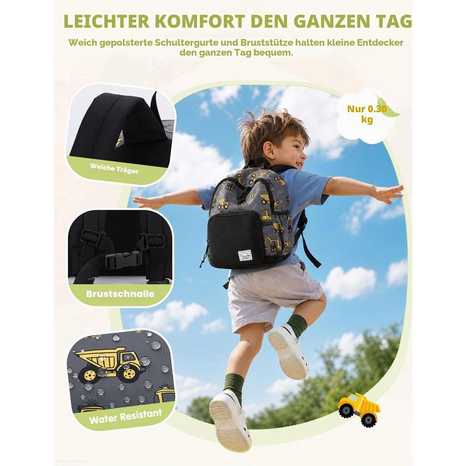 Only-bags.store Zainetto mini per bambini con cinturino pettorale  