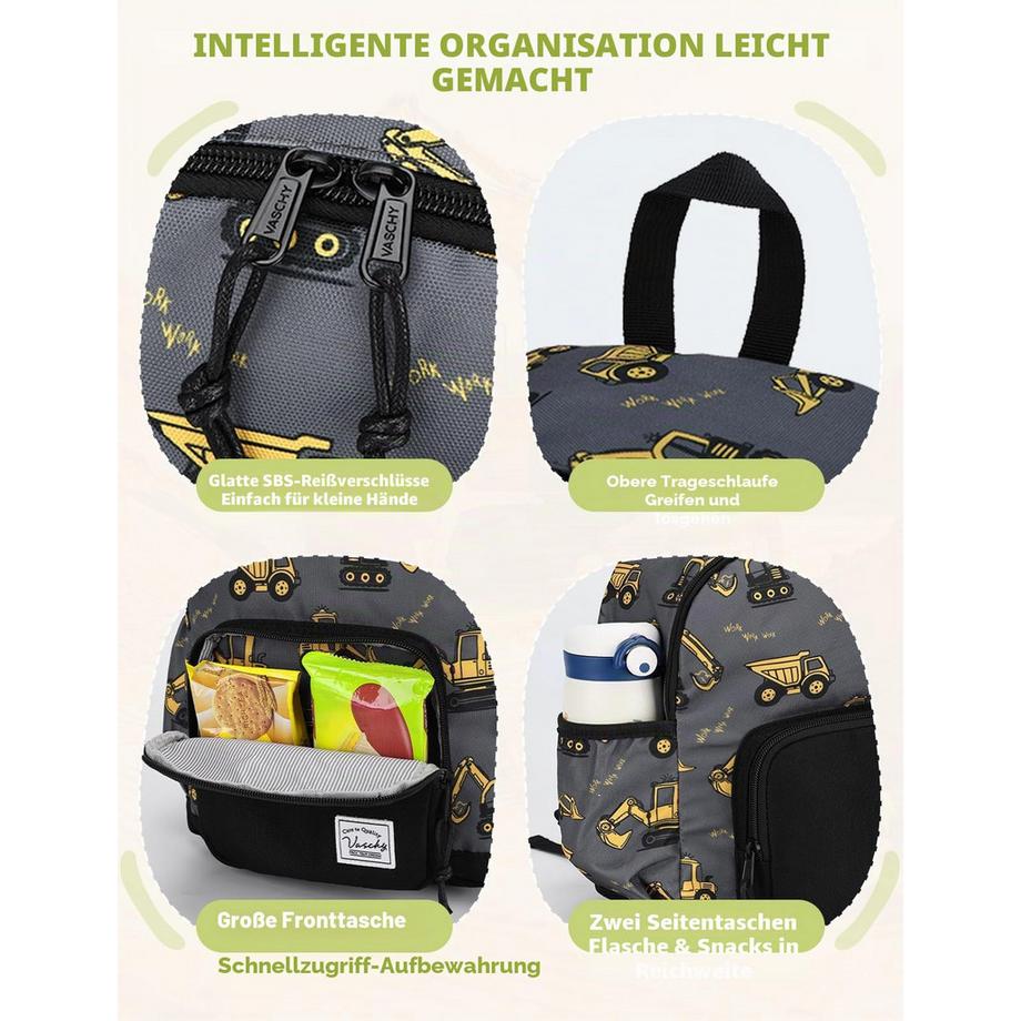 Only-bags.store Zainetto mini per bambini con cinturino pettorale  