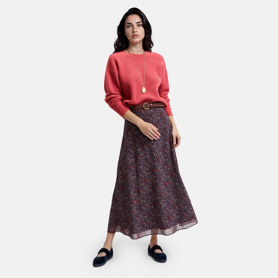 La Redoute Collections Pull réversible col rond col V  