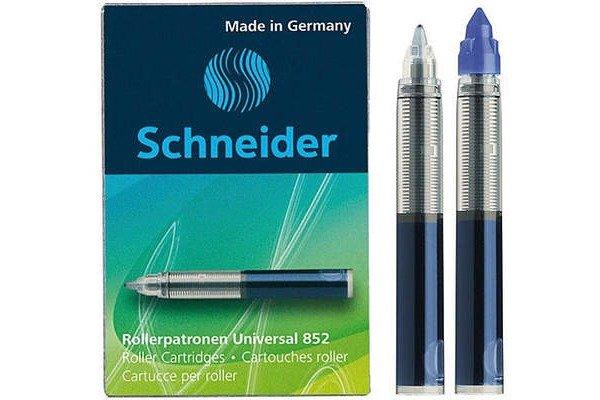Schneider SCHNEIDER Tintenpatrone Breeze 0,3mm 185203 blau, löschbar 5 Stück  