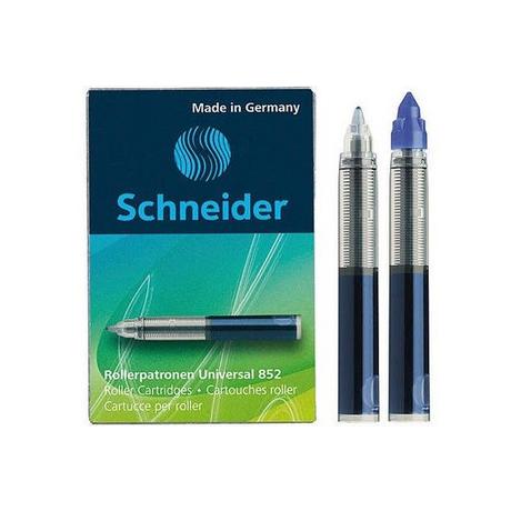 Schneider SCHNEIDER Tintenpatrone Breeze 0,3mm 185203 blau, löschbar 5 Stück  