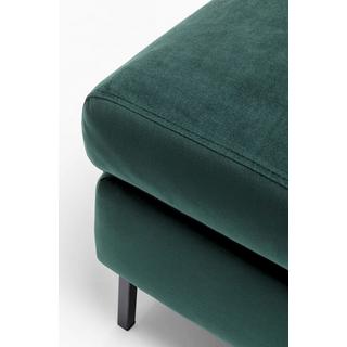 KARE Design Tabouret Gianni Velours vert foncé  