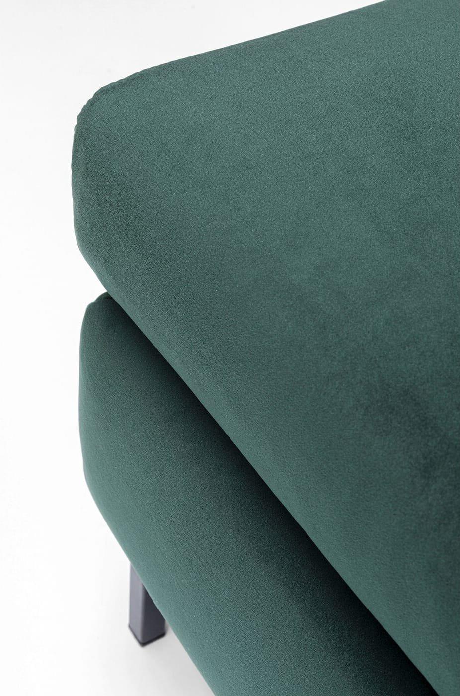 KARE Design Hocker Gianni Velvet dunkelgrün  