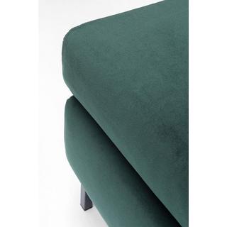 KARE Design Tabouret Gianni Velours vert foncé  