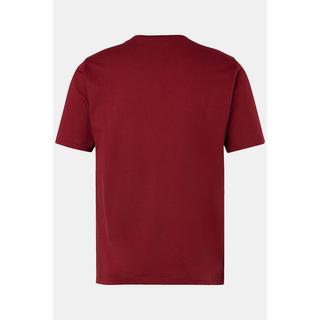 JP1880  T-shirt con mezze maniche e stampa sul petto, fino alla tg. 8XL 