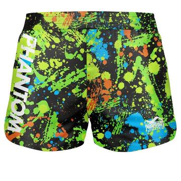 Fightshorts FUSION Splatter /Neon