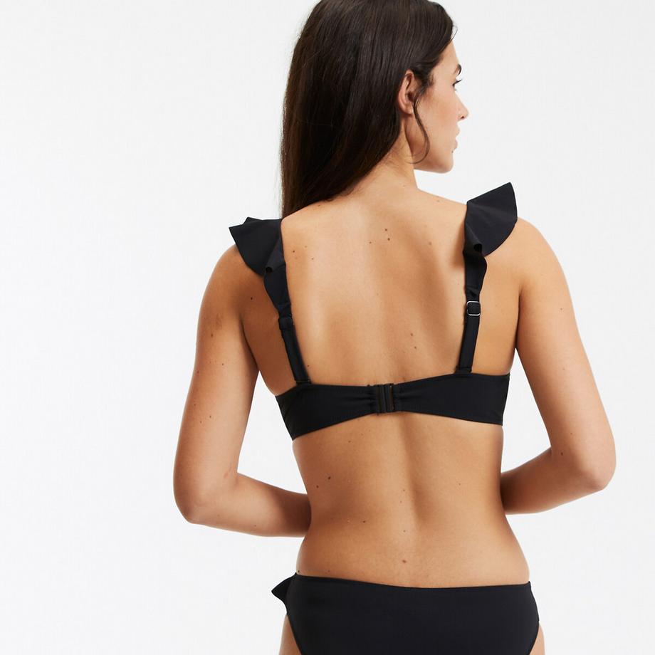 La Redoute Collections Triangel Bikini Top mit Volants  