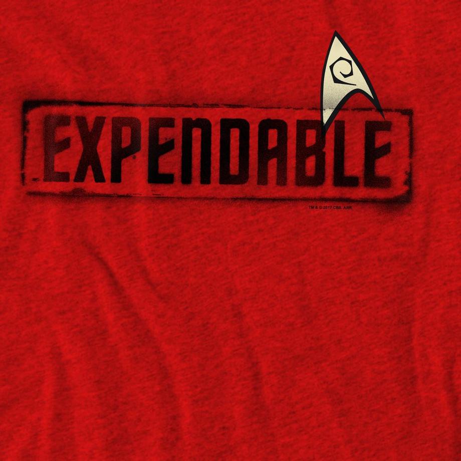 Star Trek Expendable T-Shirt Stampata Maniche Corte  