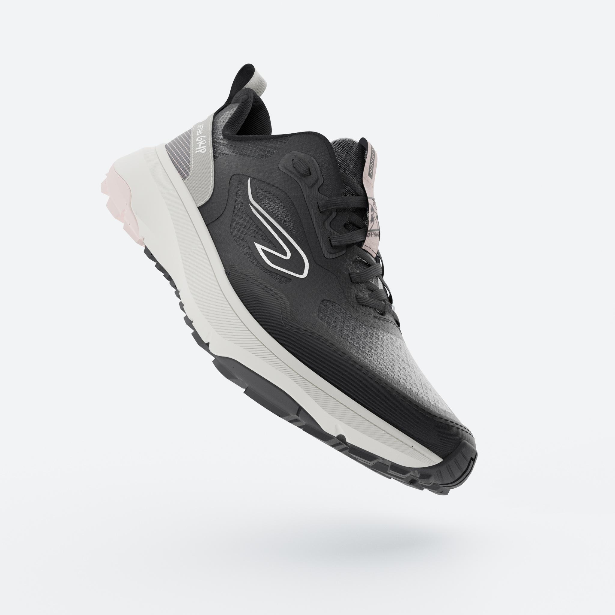 KALENJI  Schuhe - Kiprun JF190 Women's Running and Trail Shoes - Black/Pink 