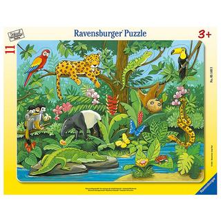 Ravensburger  Puzzle Tiere im Regenwald (11Teile) 