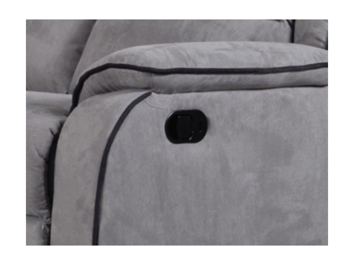 Vente-unique Relaxsessel Fernsehsessel Microfaser HERNANI  