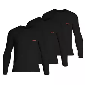 HUGO T-shirt à manches longues pour hommes 3-Pack
