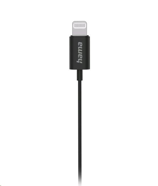 hama  Kopfhörer "Glow", Earbuds, Mikrofon, Lightning, Schwarz 