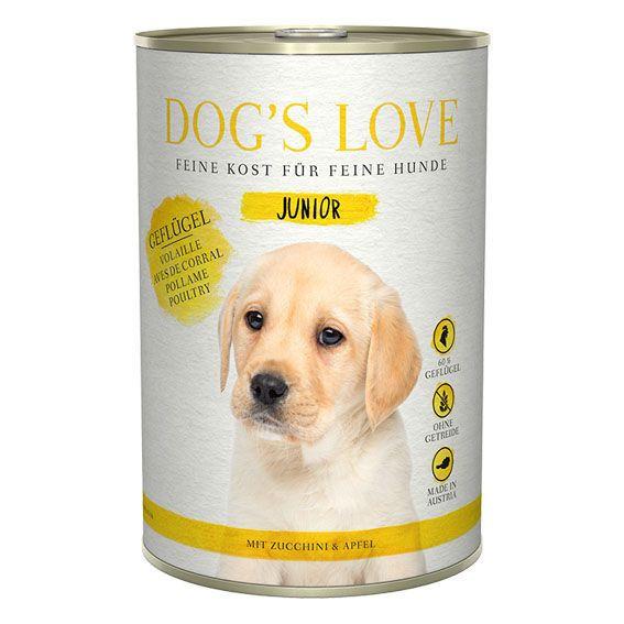 Dog's Love  Junior volaille, courgette & pomme 200g 