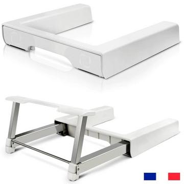 Tabouret de toilette Rangeable