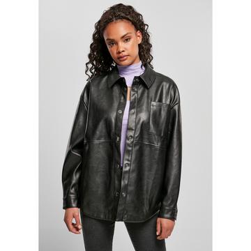 camicia da urban claic faux leather over