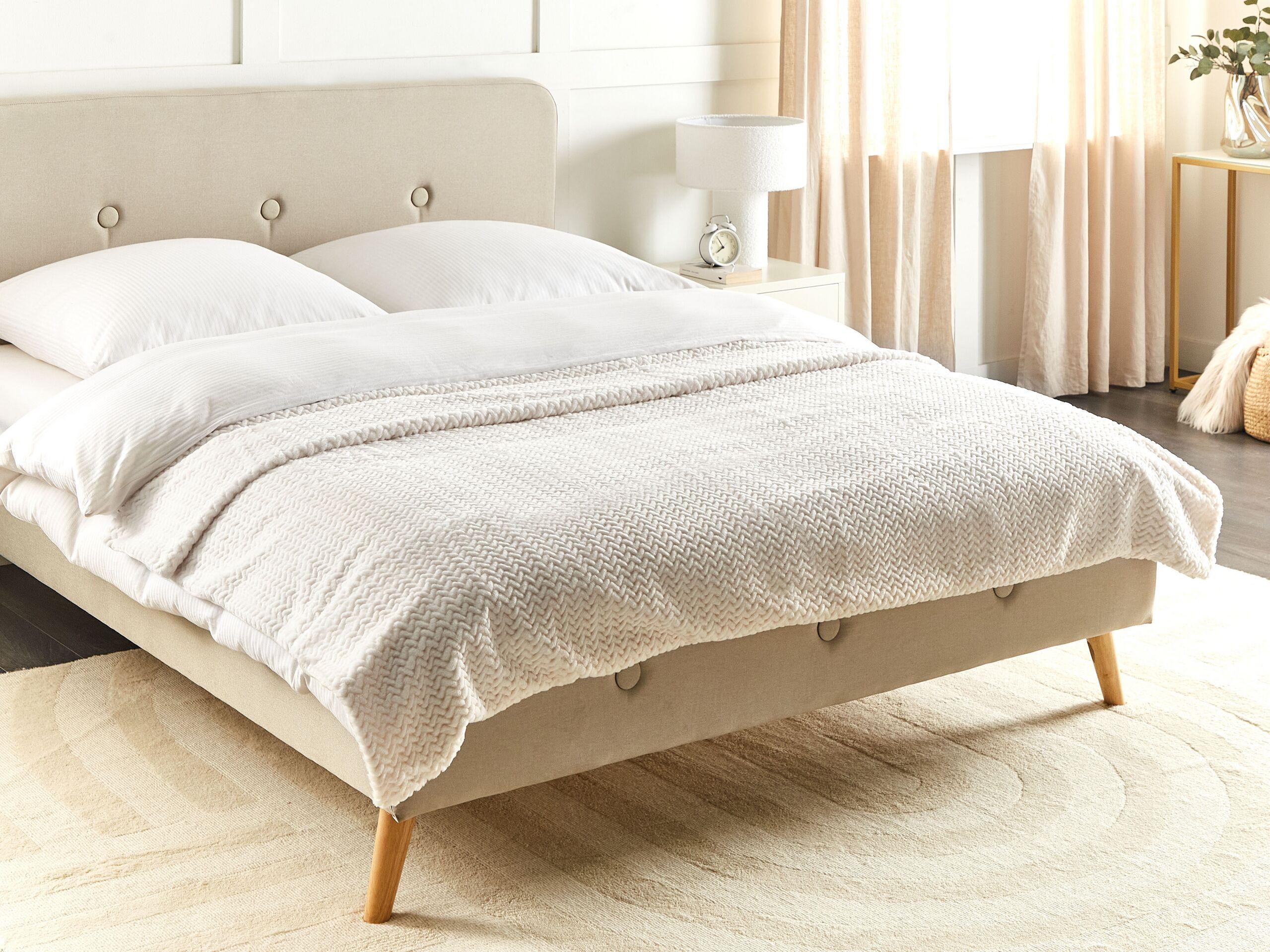 Beliani SURMI Couvre-lit en Fourrure Synthétique  