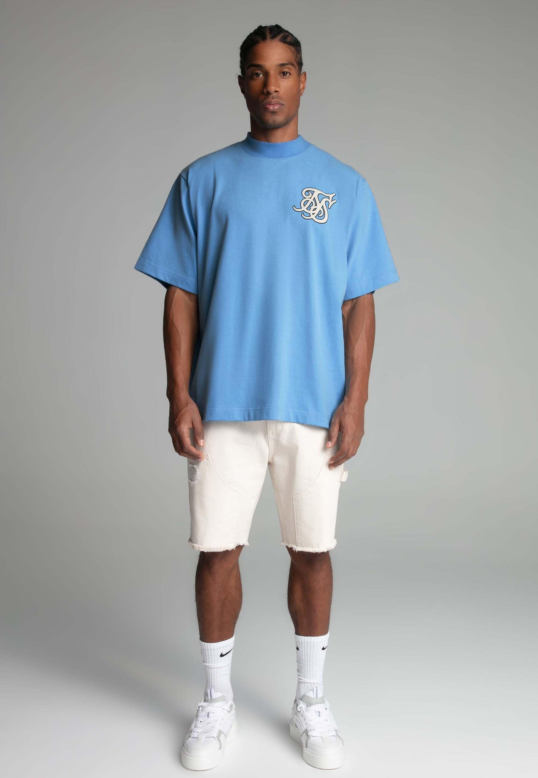 Sik Silk T-Shirt Oversized Stampa Logo  