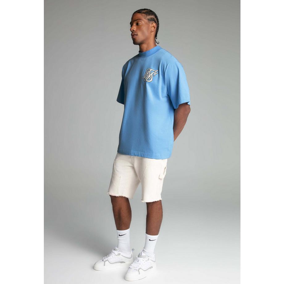 Sik Silk T-Shirt Oversized Stampa Logo  