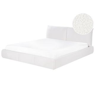 Beliani Letto en Bouclé Moderno VINAY  