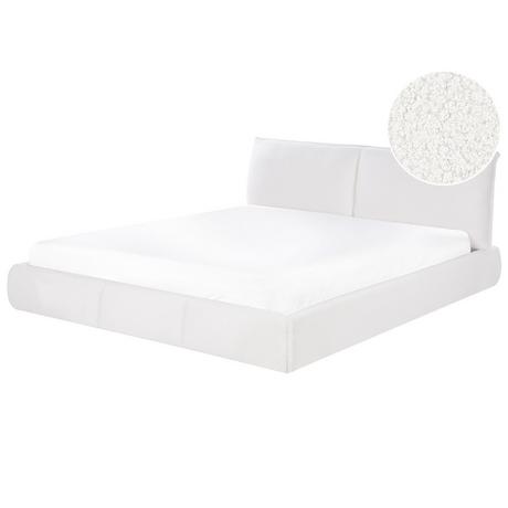 Beliani Letto en Bouclé Moderno VINAY  