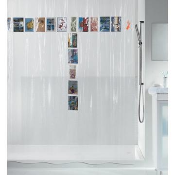 Rideau de douche PEVA POSTCARD 180x200cm