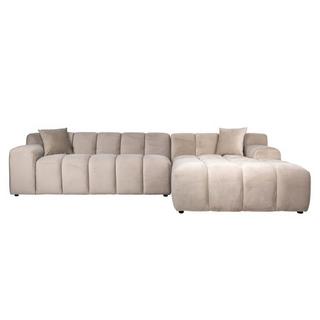 mutoni Ecksofa rechts Cube khaki  