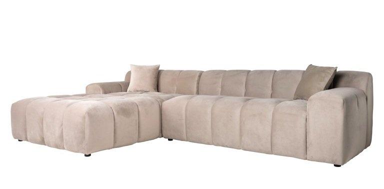 mutoni Ecksofa rechts Cube khaki  