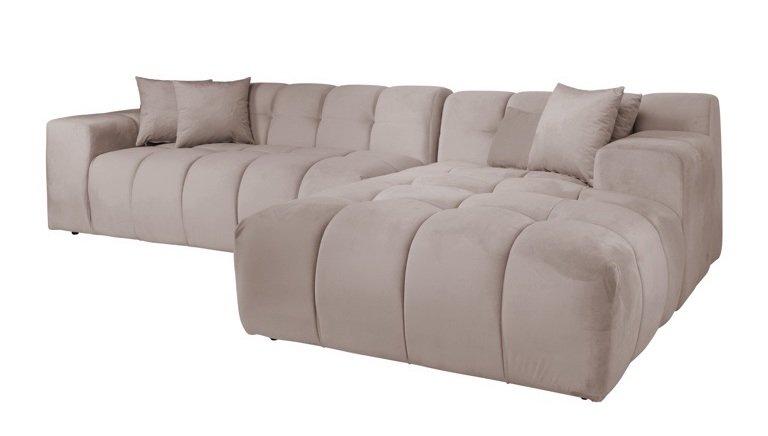 mutoni Ecksofa rechts Cube khaki  