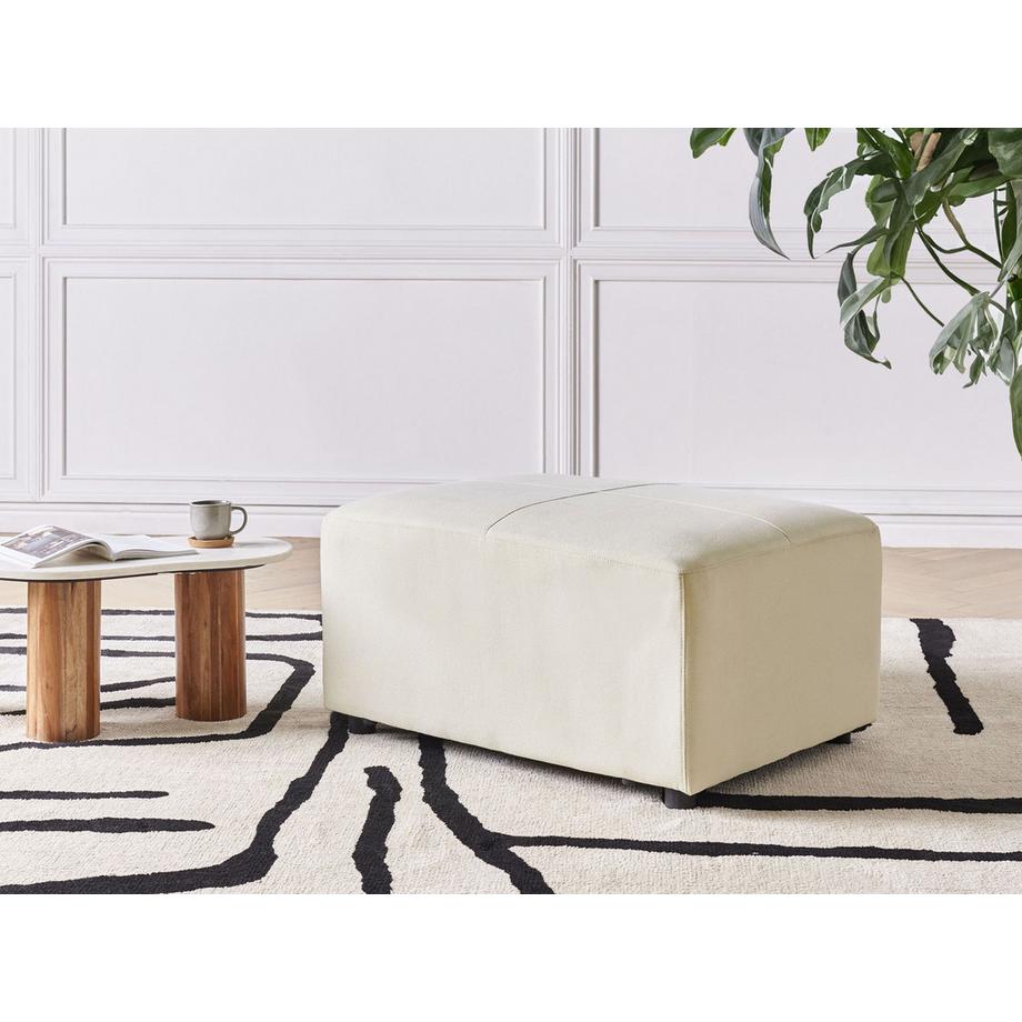 Beliani Ottomana en Tessuto Classico KOHLO  